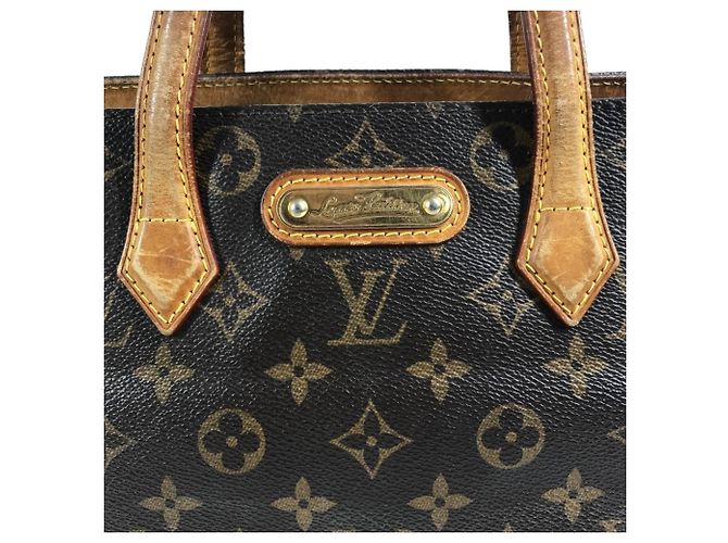 Borsa Tote Louis Vuitton Monogram Wilshire PM Marrone Monogramma - vista 12