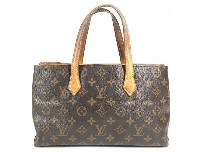 Borsa Tote Louis Vuitton Monogram Wilshire PM Marrone Monogramma - vista 2