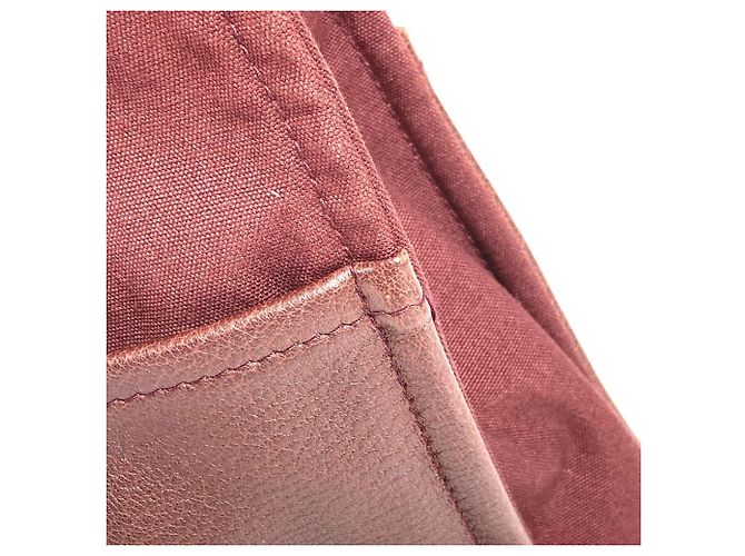 Borsa Tote MM in Pelle Mezza Hermès Bordò - vista 13