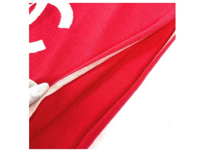 Chanel 19C CC Logo Coco Marke Bicolor Schal Pink - Ansicht 4