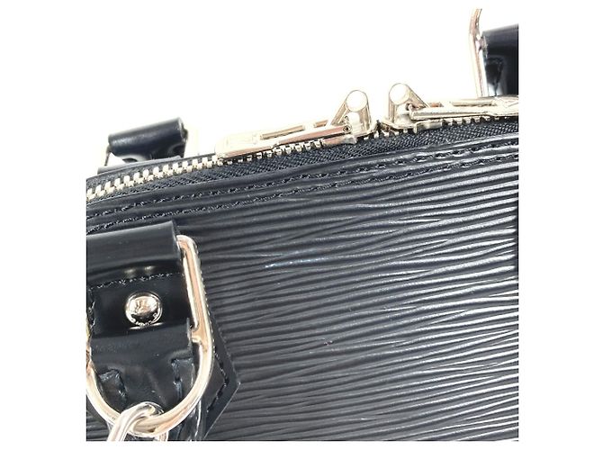 Louis Vuitton Epi Alma BB Umhängetasche Schwarz - Ansicht 10