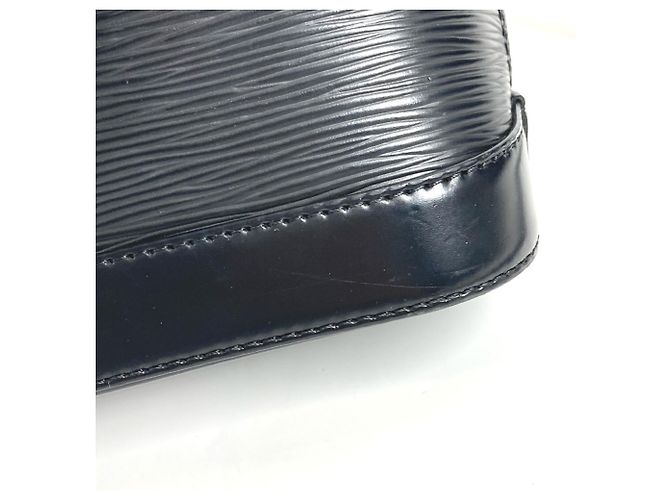 Louis Vuitton Epi Alma BB Umhängetasche Schwarz - Ansicht 11