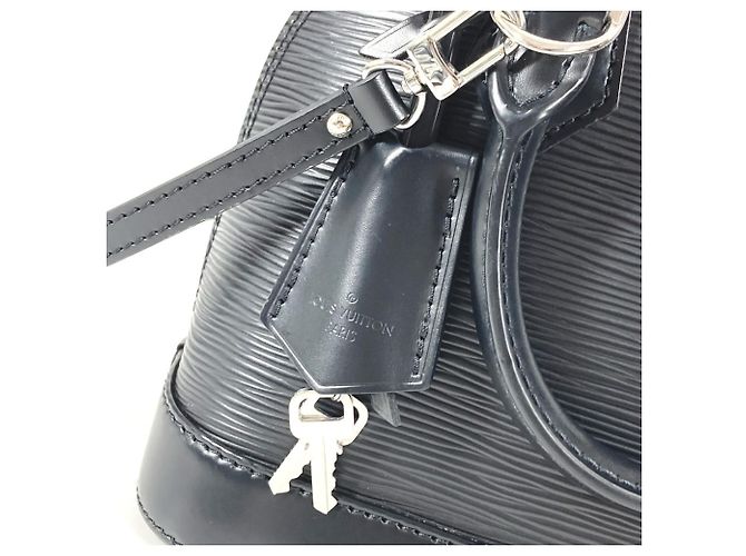 Louis Vuitton Epi Alma BB Umhängetasche Schwarz - Ansicht 12