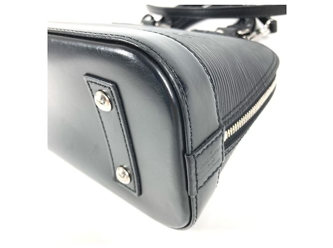 Louis Vuitton Epi Alma BB Umhängetasche Schwarz - Ansicht 6