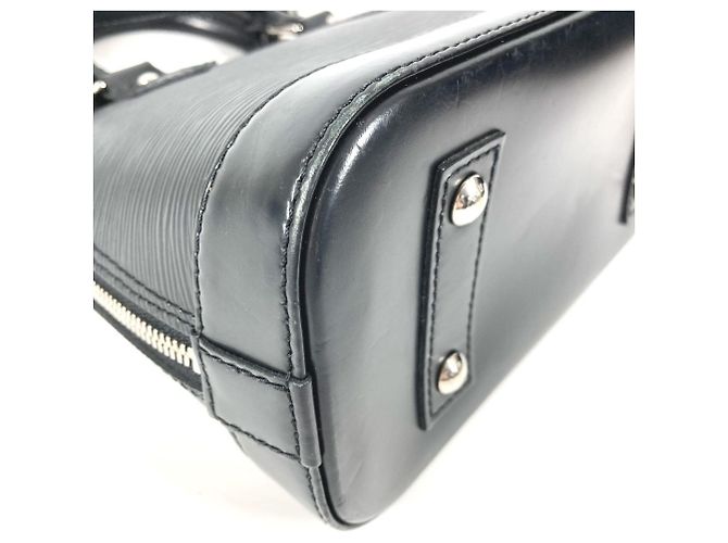 Louis Vuitton Epi Alma BB Umhängetasche Schwarz - Ansicht 7