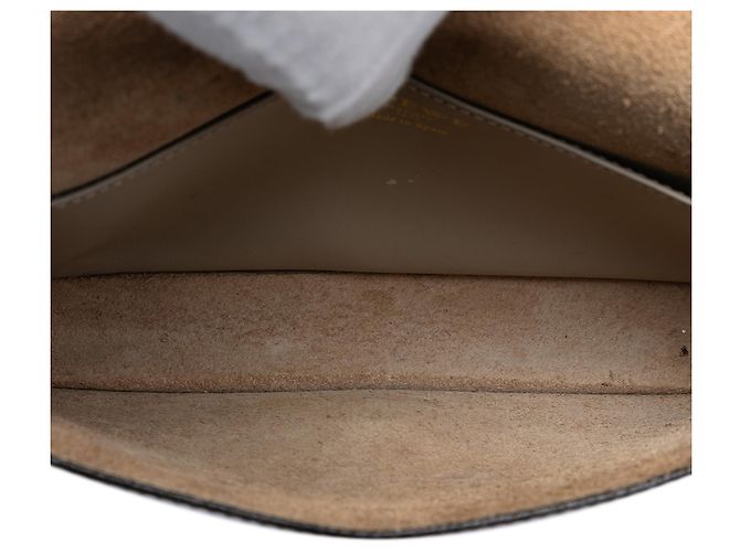 LOEWE Graue bicolor Leder Anagramm Ines Umhängetasche Braun - Ansicht 4