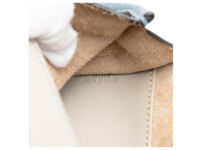 LOEWE Graue bicolor Leder Anagramm Ines Umhängetasche Braun - Ansicht 6