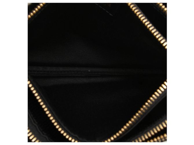 Céline Celine Piccola Borsa a Tracolla Trio Nera con Paillettes Nero - vista 4