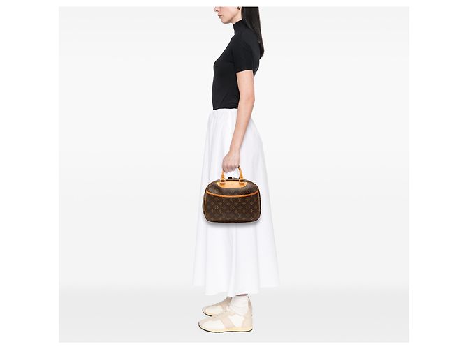 Louis Vuitton Trouville Monogramma Marrone - vista 7