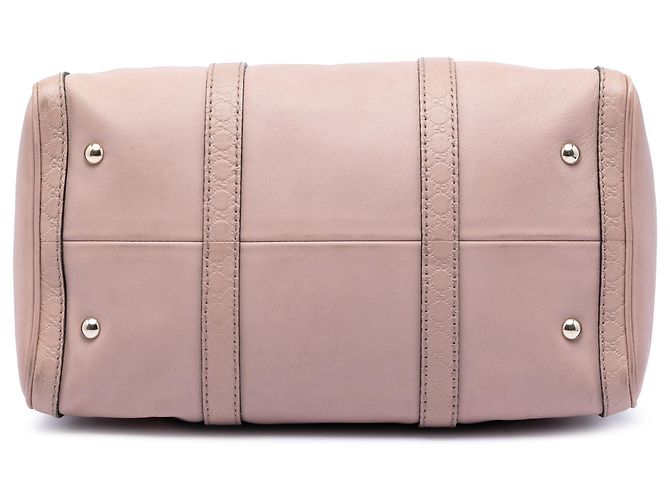 Gucci Joy Boston Tasche aus Kalbsleder mit Microguccissima in Rosa Medium - Ansicht 3