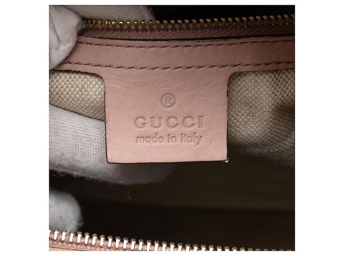 Gucci Joy Boston Tasche aus Kalbsleder mit Microguccissima in Rosa Medium - Ansicht 5