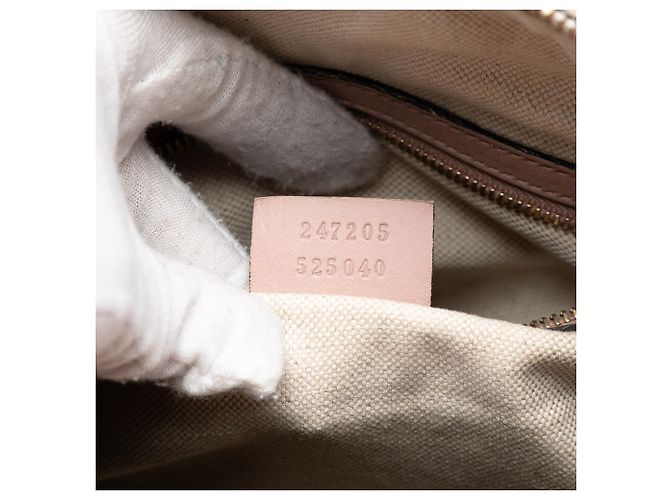 Gucci Joy Boston Tasche aus Kalbsleder mit Microguccissima in Rosa Medium - Ansicht 6