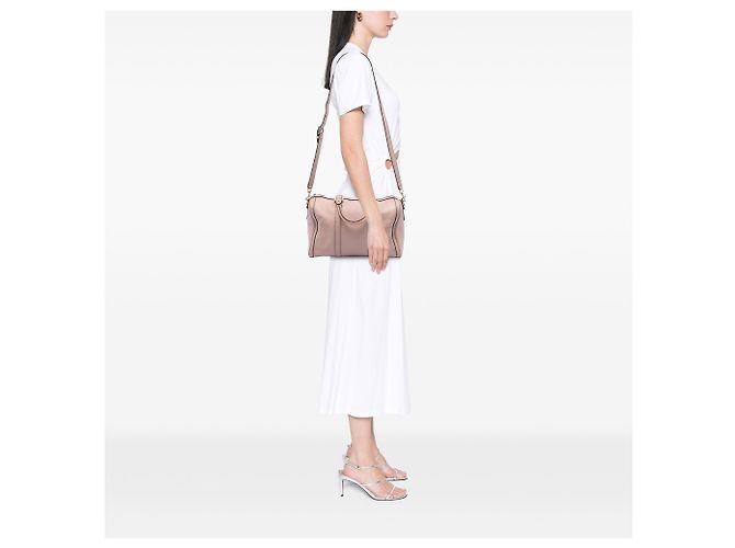 Gucci Joy Boston Tasche aus Kalbsleder mit Microguccissima in Rosa Medium - Ansicht 7
