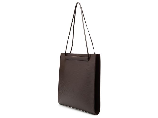 Louis Vuitton Saint Tropez in Epi marrone - vista 2