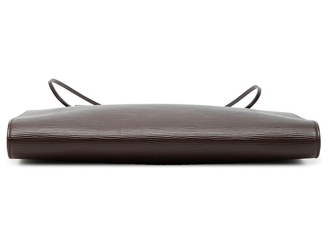 Louis Vuitton Saint Tropez in Epi marrone - vista 3