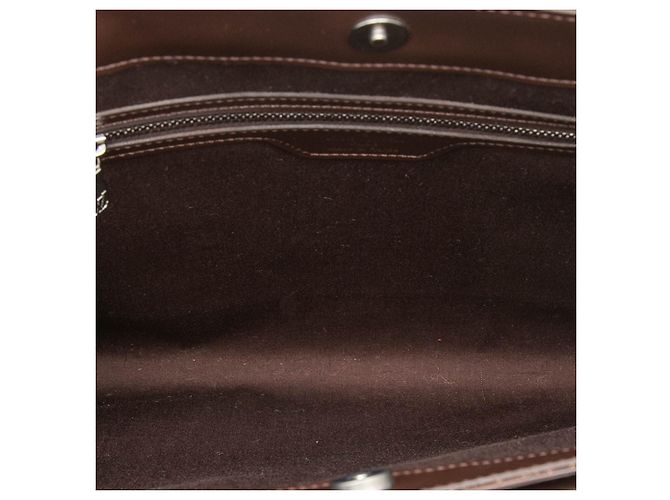 Louis Vuitton Saint Tropez in Epi marrone - vista 4