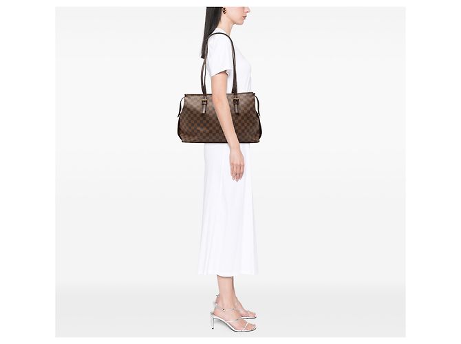 Chelsea Damier Ebene Marrone Louis Vuitton - vista 7