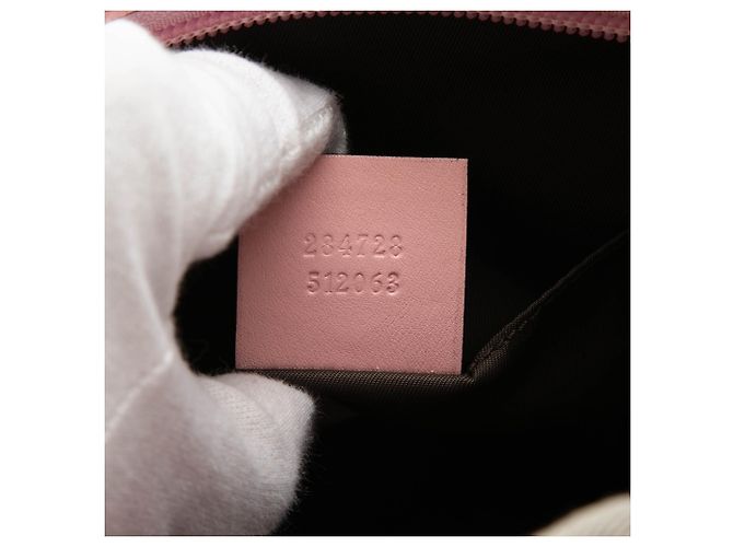 Gucci Beiger Kinder Mini GG Canvas Web Handtasche - Ansicht 6