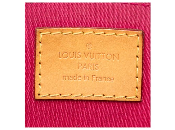 Louis Vuitton Alma BB in Vernis Monogram Rosso - vista 5