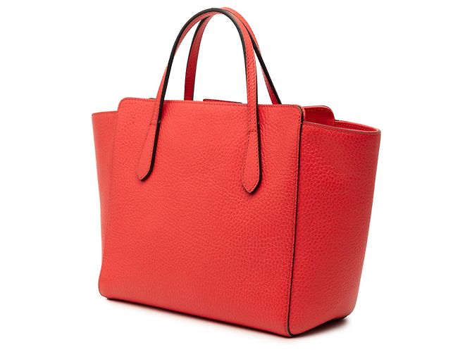 Borsa a mano mini in pelle rossa Gucci - vista 2