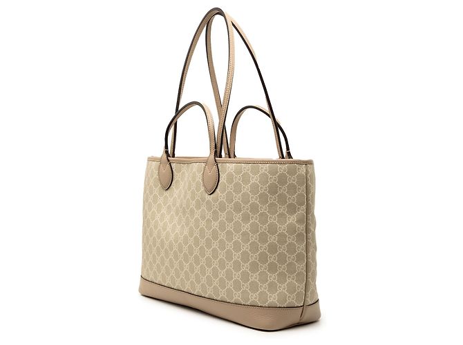Gucci Beige Medium GG Supreme Ophidia Tote - Ansicht 2