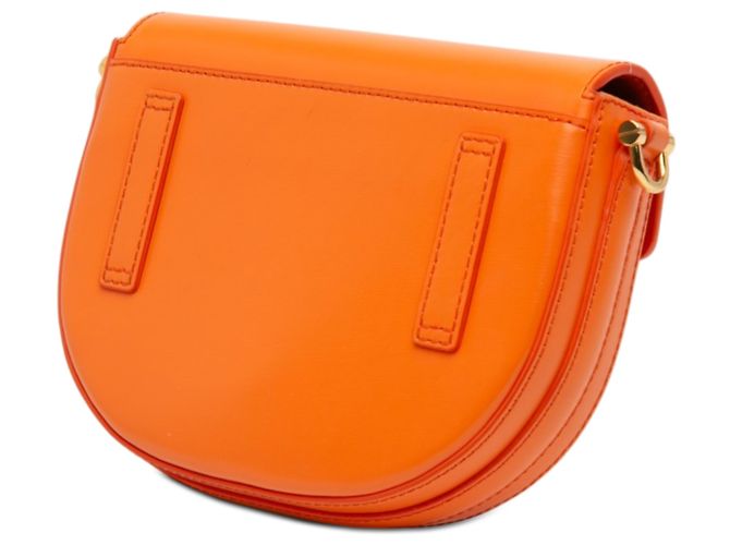 MCM Mini Patricia em couro laranja conversível em crossbody - vista 2