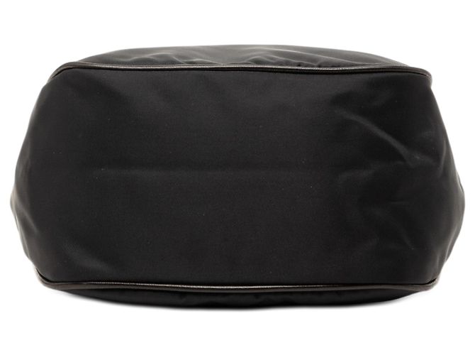 Borsa intrecciata in tessuto nero Prada - vista 3