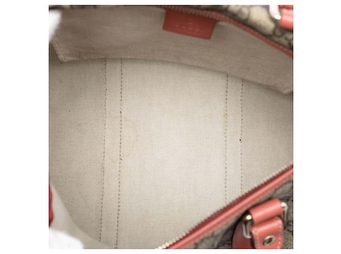 Borsa Boston Joy GG Supreme Media Beige di Gucci - vista 4
