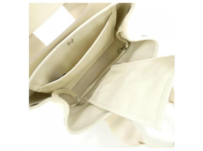 Borsa a mano Hermès Valparaiso PM Bianco - vista 8