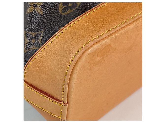 Borsa Tote Lockit di Louis Vuitton Marrone Monogramma - vista 3