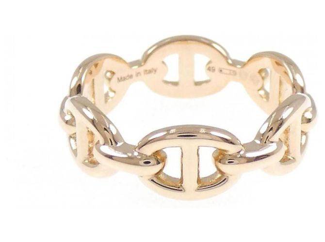 Ring Anello Chaine d'Ancre Enchainée di Hermès Rosa - vista 2