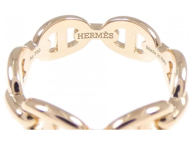 Ring Anello Chaine d'Ancre Enchainée di Hermès Rosa - vista 3