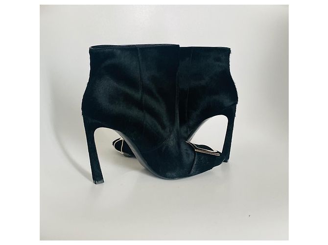 Roger Vivier Lederstiefeletten mit Blumenmuster schwarz Mehrfarben - Ansicht 4