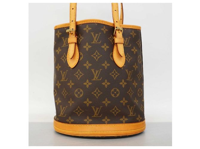 Borsa Tote Bucket PM Monogram Louis Vuitton Marrone - vista 11