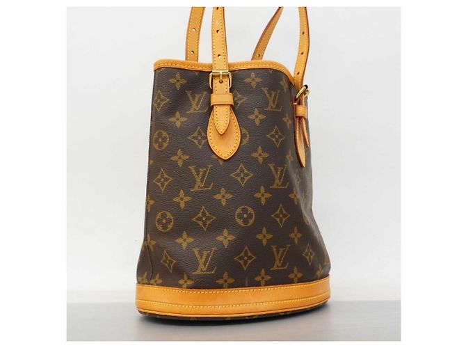 Borsa Tote Bucket PM Monogram Louis Vuitton Marrone - vista 2