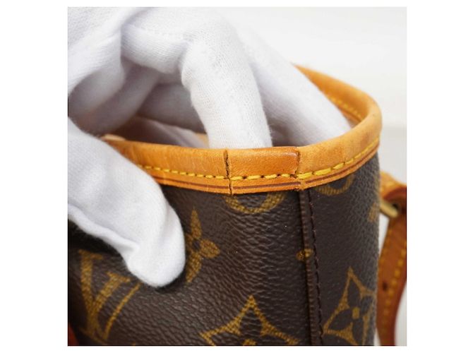Borsa Tote Bucket PM Monogram Louis Vuitton Marrone - vista 6