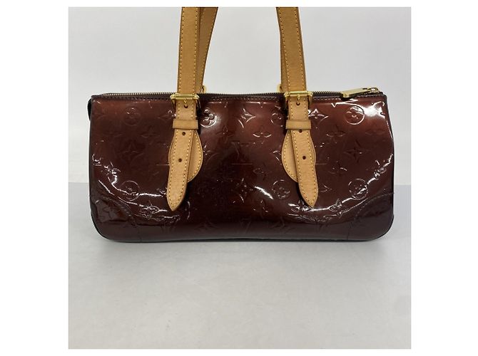 Borsa Louis Vuitton Vernis Rosewood Avenue Bordò - vista 12