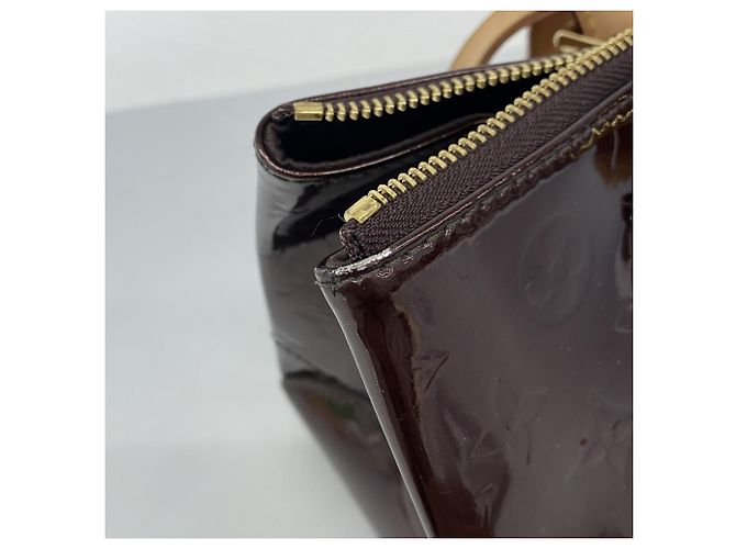 Borsa Louis Vuitton Vernis Rosewood Avenue Bordò - vista 8