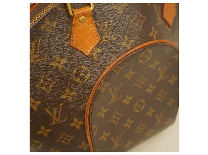 Borsa Louis Vuitton Monogram Ellipse MM Marrone - vista 11