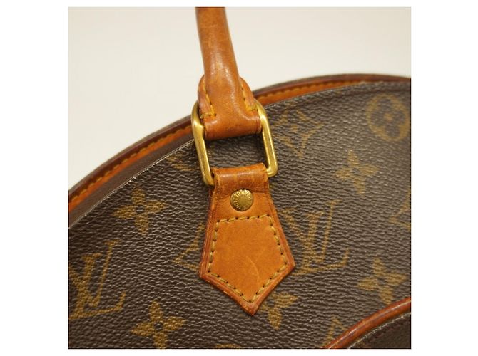 Borsa Louis Vuitton Monogram Ellipse MM Marrone - vista 9