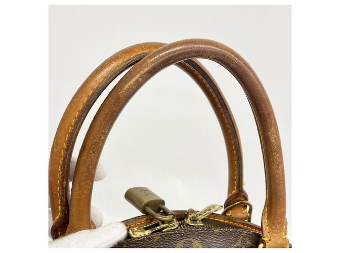 Bolsa de mão Ellipse MM Monograma Louis Vuitton Marrom - vista 9