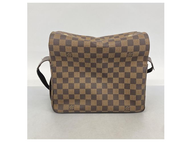 Borsa a Spalla Louis Vuitton Damier Naviglio N45255 in Ebano Damier ebene - vista 12