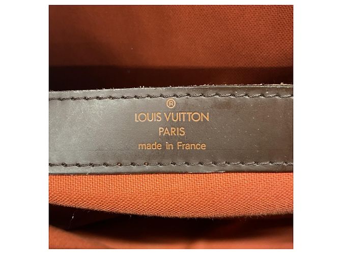 Borsa a Spalla Louis Vuitton Damier Naviglio N45255 in Ebano Damier ebene - vista 5