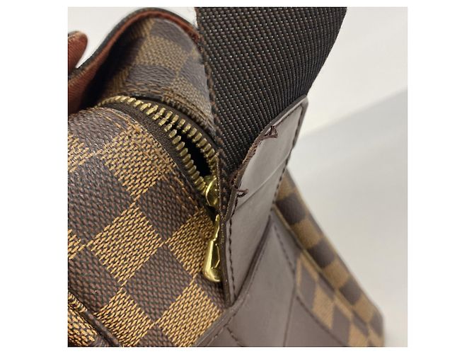 Borsa a Spalla Louis Vuitton Damier Naviglio N45255 in Ebano Damier ebene - vista 8