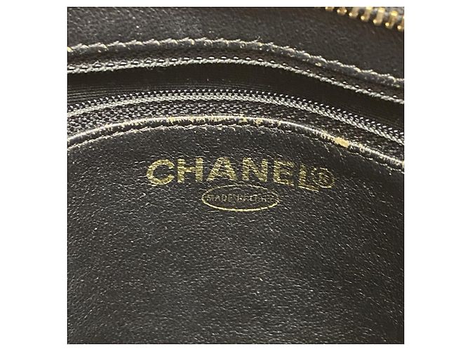 Timeless Bolsa tote de couro de bezerro texturizado preto Chanel - vista 5
