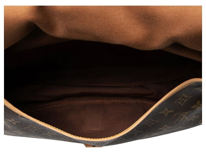 Louis Vuitton Vintage Monogramm Canvas Saumur 35 Umhängetasche Braun - Ansicht 7