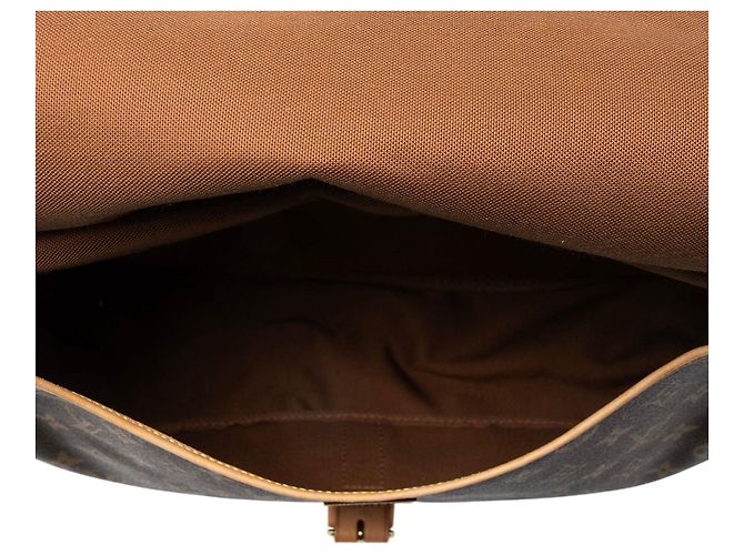 Louis Vuitton Vintage Monogramm Canvas Saumur 35 Umhängetasche Braun - Ansicht 8