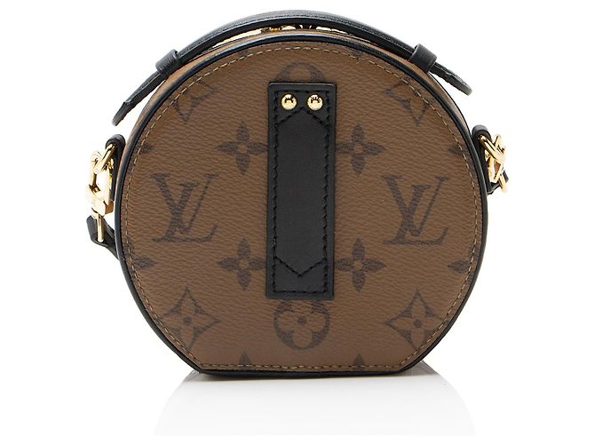 Mini Schultertasche Boite Chapeau Reverse Monogram Louis Vuitton Schwarz - Ansicht 3