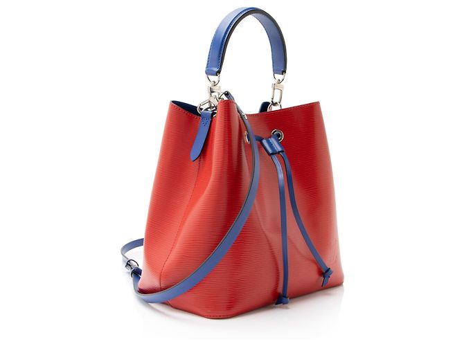 Néonoé Borsa a Spalla Neonoe in Pelle Epi Louis Vuitton Blu - vista 2