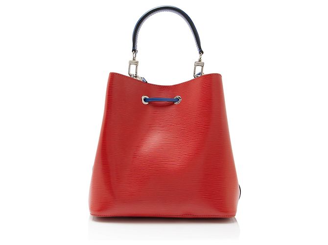 Néonoé Borsa a Spalla Neonoe in Pelle Epi Louis Vuitton Blu - vista 3